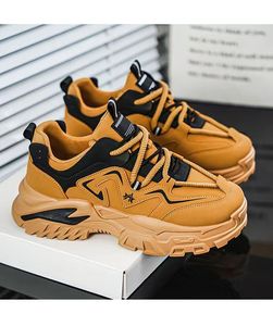 Nuevos zapatos deportivos transpirables para hombre, estilo retro con plataforma, para correr al aire libre y caminar de manera casual. - Product Image 1