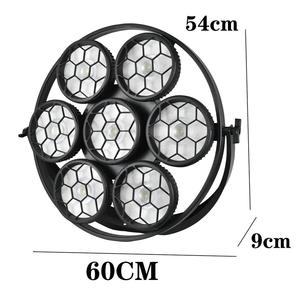 New 7x50 Wát Retro ánh sáng sân khấu cho đám cưới bên LED ma trận ánh sáng RGB đèn phụ trợ rửa Flash hiệu ứng COB Strobe nền - Product Image 5