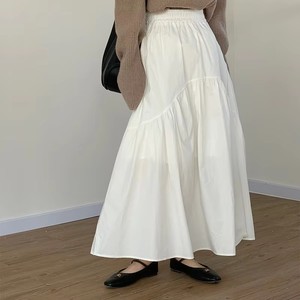 Elegant Olive <strong>Green</strong> Tiered Maxi <strong>Skirt</strong> 100% Cotton Elastic Waist A-Line <strong>Long</strong> <strong>Skirt</strong> for Summer Resort Vacation - Product Image 4