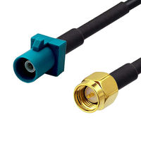 Caméra de voiture GPS Antenne Extension Fakra Z Câble Avec Fakra Z Femelle À Femelle prise jack RG174 5M Pigtail Fakra Câble