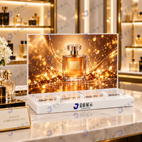 Présentoir populaire en acrylique pour produits de soin de la peau, maquillage, parfums, cosmétiques et rouges à lèvres – Supports publicitaires