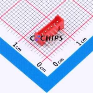 XY-MX1.25-6A21-R Wire-to-Board Pin Header Bent Lead Through Hole,P=1.25mm 1x6P 1.25mm Right Angle Insert PicoBlade (MX 1.25) - Product Image 1