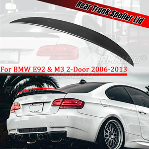 สปอยเลอร์หลังคาร์บอนไฟเบอร์ลายคาร์บอน สำหรับ BMW ซีรีส์ 3 E92 & M3 2 ประตู ปี 2006-2013 รุ่น MP Style - Product Image 1