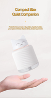 Humidificateur à brume froide en plastique de 300 ml avec lumière LED à changement de couleur, alimentation USB/électrique, portable pour voiture et maison - OEM/ODM CE CB