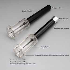<span class=keywords><strong>Tire</strong></span>-<span class=keywords><strong>bouchon</strong></span> à pression d'air en plastique, type aiguille, pour vin rouge, ouvre-bouteille manuel rapide et économique, vente en gros - Product Image 2