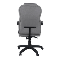 Chaise de bureau ergonomique contemporaine grise avec hauteur réglable et pivotante pour bureau à domicile - Vente en gros