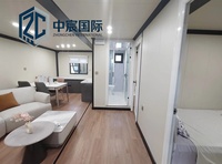 Villa conteneur extensible Zhongchen, maison mobile préfabriquée avec cuisine, appartement, design moderne d'espace de vie intégré