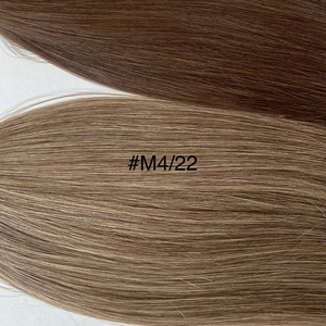 ดราก้อนบิวตี้ ขายส่ง ต่อผมแบบปลายแบน เคราติน ผมแท้เปรู สีดำธรรมชาติ สีน้ำตาล สีบลอนด์ 613 - Product Image 2