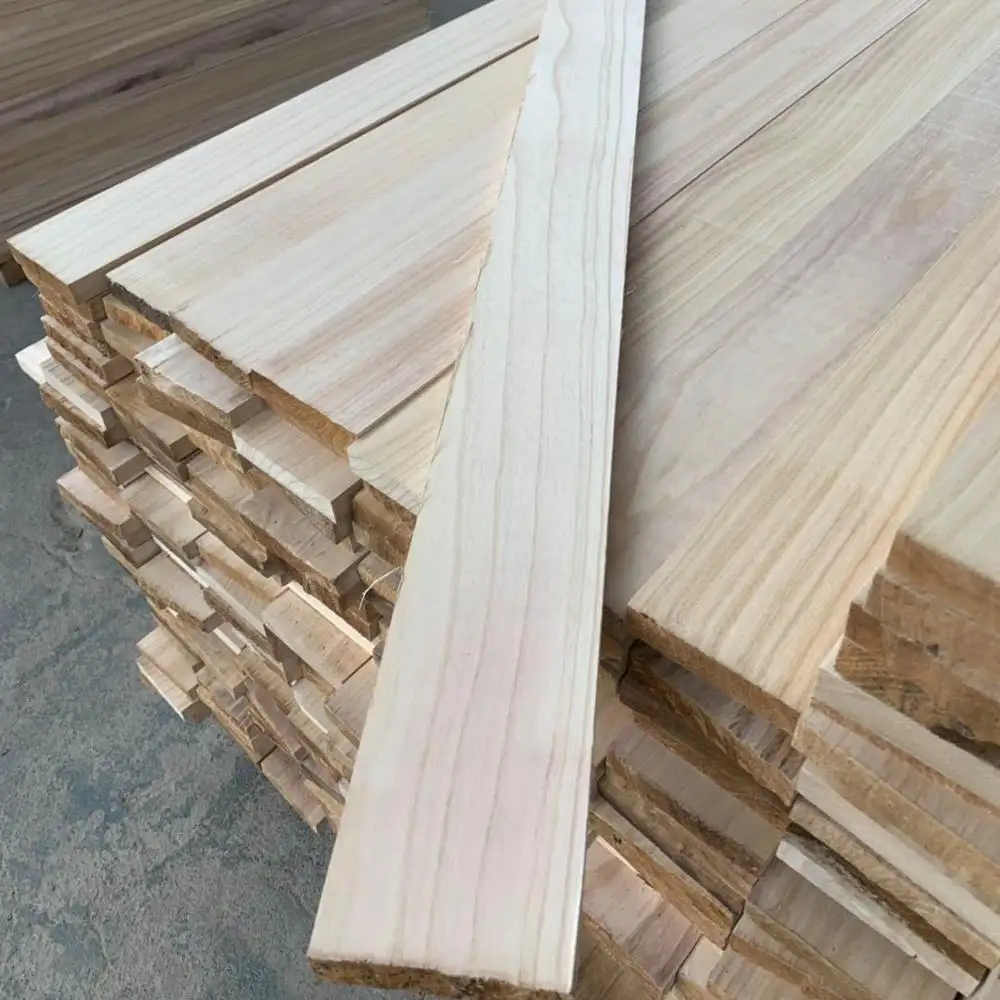 Popular paulownia álamo de madera de pino de tablas de tableros de madera para la venta