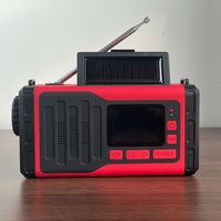 Radio de banda completa para prevención de desastres en emergencias, linterna de carga para teléfono móvil, luz de lectura, Conector de plástico para auriculares, venta al por mayor