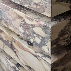 مكتب استقبال فاخر من كالاكاتا كمان رخامي أثاث حديث للردهة الأمامية - Product Image 5