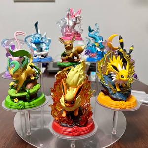 Figurines d'action en PVC Kawaii 100% originales du dessin animé japonais Pokemoned Let's <span class=keywords><strong>Go</strong></span> Eevee Series Blind Box V2, jouets pour enfants, cadeau - Product Image 2