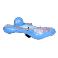 Chaise longue de piscine gonflable motorisée personnalisée hamac d'eau jet ski nécessite des batteries piscine motorisée flotteur parcs aquatiques piscines lacs