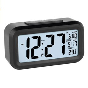 Sveglia JUSTAMINUTE Multifunzione con snooze Black JD9519N - Product Image 2