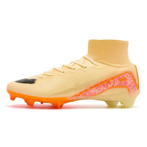 Chaussures <span class=keywords><strong>de</strong></span> football à crampons hauts, vente chaude, pour étudiants, enfants, adultes, lacets, chaussures <span class=keywords><strong>de</strong></span> football, respirantes, <span class=keywords><strong>en</strong></span> maille, crampons longs - Product Image 4