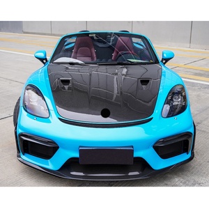 Protector Inferior de Parachoques Delantero de Fibra de Carbono 2016-2024, Apto para 718 982 Cayman Boxster - Product Image 4