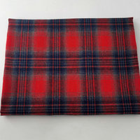 Tissu de chemise en flanelle à carreaux Shadow, mélange de polyester et de coton, tissé, brossé au sable, tissu tartan