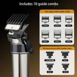 DOODA Macchina Professionale per Taglio Capelli 7000rpm Senza Fili Kit Tagliacapelli Rasoio per <span class=keywords><strong>Uomo</strong></span> Macchina da Barbiere per Salone - Product Image 2