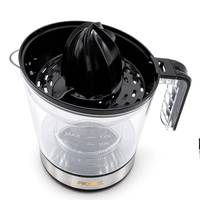 AKANE A.81879 Presse-agrumes 18W 1.0L, Rotation Bidirectionnelle 65 tr/min, Démarrage Rapide, Nettoyage Facile, Cuisine Domestique