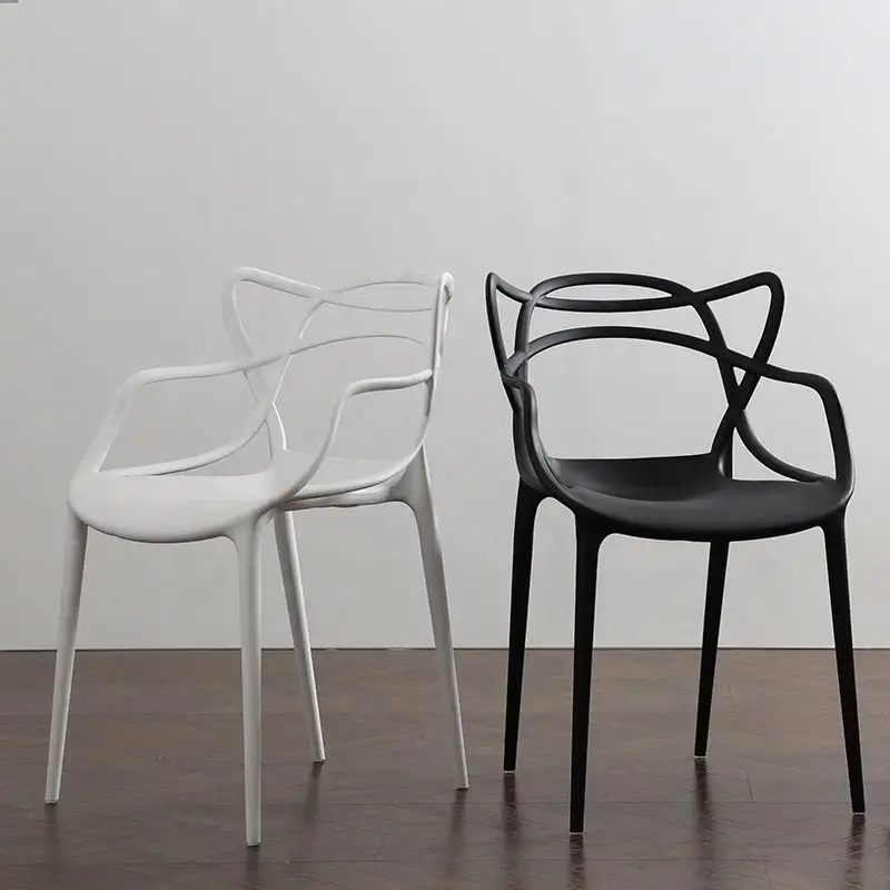 Мебель для столовой Sillas, Современное кафе для отдыха, Штабелируемый пластиковый обеденный стул для ресторана