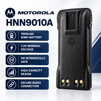 Batterie NiMH Motorola HNN9010 1800mAh 7.5V, batterie rechargeable intrinsèquement sûre pour radio bidirectionnelle GP340 HT750 HT1250