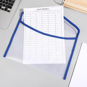 Nhựa phong bì thư mục Poly thư mục với nút snap đóng cửa rõ ràng tài liệu thư kích thước cho các trường học và văn phòng Nguồn cung cấp - Product Image 2