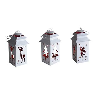 Linterna colgante para decoración interior, vela votiva, el mejor para festividades, diseño de Navidad, acabado pintado, diseño de decoración del hogar - Product Image 4