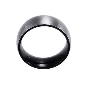 <span class=keywords><strong>Alianza</strong></span> <span class=keywords><strong>de</strong></span> boda chapada en oro rosa negro anillos <span class=keywords><strong>de</strong></span> <span class=keywords><strong>compromiso</strong></span> <span class=keywords><strong>de</strong></span> acero inoxidable cepillado mate para pareja, conjunto <span class=keywords><strong>de</strong></span> joya - Product Image 5