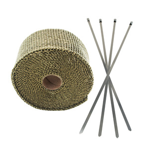 Cinta de aislamiento de fibra de vidrio de 2 pulgadas x 5 metros para protección térmica de tubos de escape de automóviles - Product Image 4