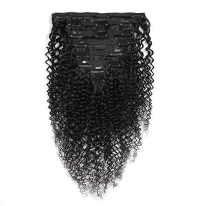 100% Humain Remy pu Clip Dans Les Extensions De <span class=keywords><strong>Cheveux</strong></span> En Gros pu Clip Dans L'extension De <span class=keywords><strong>Cheveux</strong></span> 100 <span class=keywords><strong>Cheveux</strong></span> Humains - Product Image 2