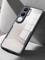 Pour vivo v40 lite 4G fundas para celular antichoc quatre coins airbag étui de téléphone portable clair transparent couverture arrière rigide