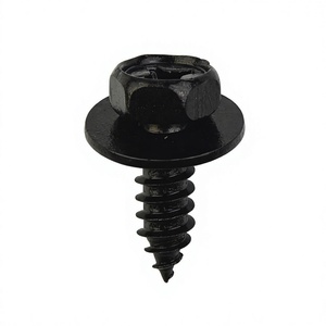 Tornillos autorroscantes de cabeza hexagonal de 6x17 mm de acero con rosca a la derecha para fijaciones de guardabarros y parachoques de Toyota y Lexus - Product Image 3