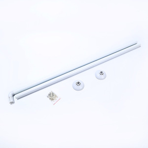 Vente en gros de tringles de douche en acier inoxydable de style L, PILLAR, chromées, écologiques - Product Image 5