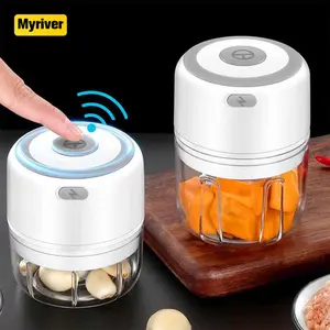 Myriver Usb ricaricabile Mini 100Ml tritatutto elettrico per aglio portatile elettrico robot da cucina e carne