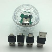 Mini projecteurs laser LED RGBW USB, activés par le son, indice IP33, intensité réglable, portables, CRI 95 élevé, IP65, pour scène, fêtes de famille, clubs