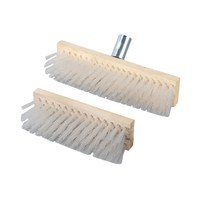 Brosse de sol extérieure en nylon à poils robustes pour terrasse, élimination du mousse et de la saleté, balayage des sols en béton