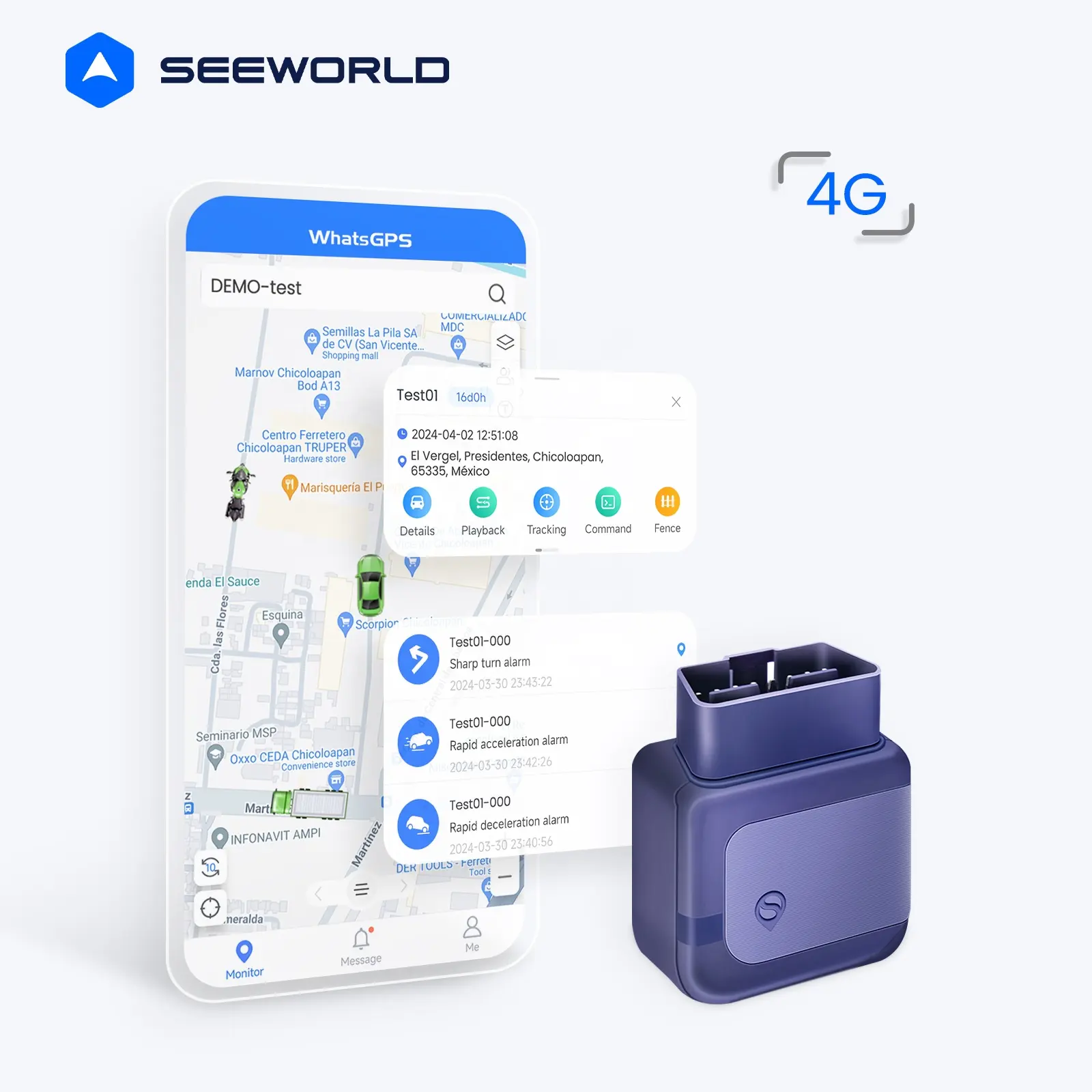 OBD2 Port alarme de voiture, électronique automatique, carte Sim numérique, fonction de Diagnostic, traqueur Gps, dispositif de suivi