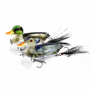 Leurre flottant souple pour la pêche au canard, appât bionique, 70mm, 10g, matériel de pêche