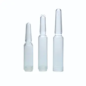 Cosmétique PETG Cassé Jetable Vitamine Huile Essentielle Sérum Pour Les Yeux 4ml Échantillon Flacon En Verre Ampoules Bouteille complément alimentaire pou