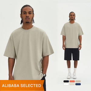 Camiseta al por mayor personalizada de 240 GSM 100% algodón con hombros caídos, camiseta básica de talla grande, estilo streetwear, fabricación OEM, camiseta para hombre al por mayor - Product Image 2