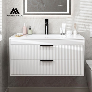Mars Villa USA Europa, Mueble de Baño Pequeño con Dos Cajones, Tamaño Personalizado para Apartamento, Entrega <span class=keywords><strong>en</strong></span> 15 a 35 Días, Gran Venta - Product Image 1