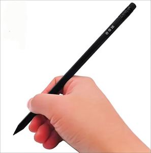 Crayon en bois noir mat personnalisé de haute qualité avec logo et impression sur mesure - Product Image 2