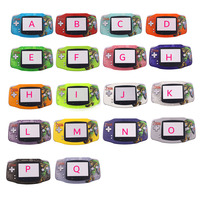 Casing Kartun Zelda Motif UV untuk GBA Shell dengan Kit Tombol Pengganti Casing Lengkap untuk Wadah Konsol Game Gameboy Advancet