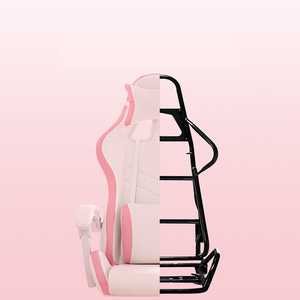 Casa cómodo Rosa chica Oficina silla giratoria de elevación y gota giratoria sillón reclinable Silla de juego abajo con <span class=keywords><strong>reposapiés</strong></span> - Product Image 2