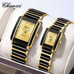 Montre <span class=keywords><strong>de</strong></span> <span class=keywords><strong>couple</strong></span> carrée <span class=keywords><strong>de</strong></span> luxe, résistante à l'eau, bracelet en céramique et alliage, <span class=keywords><strong>pour</strong></span> femme, design minimaliste, montres <span class=keywords><strong>pour</strong></span> homme, <span class=keywords><strong>cadeau</strong></span> - Product Image 3