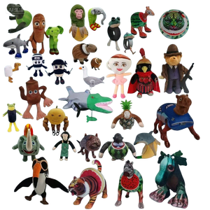 40デザイン2025新しいイタリアのBrainrotキャラクターミームTung Tung Tung SahurフィギュアTralalero Tralala Shark Jugueteぬいぐるみ - Product Image 1