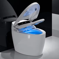Vente directe d'usine siphon toilette intelligente, toilette intelligente au sol wc