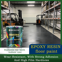 Revêtement époxy multi-couleurs haute performance sept couleurs, personnalisable, pour la rénovation des sols en ciment, revêtement liquide pour sols par pulvérisation