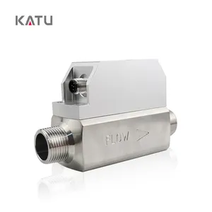 KATU High sensitivity gas mass flow meter apply to various kinds of cleaning fields RS485 Linear Output Mass Flow Sensor
