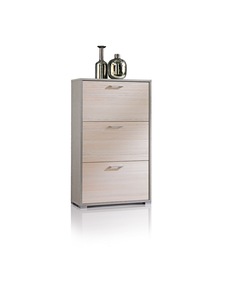 Meuble de salon moderne en bois blanc avec miroir pour le rangement, fabriqué en italie - Product Image 2
